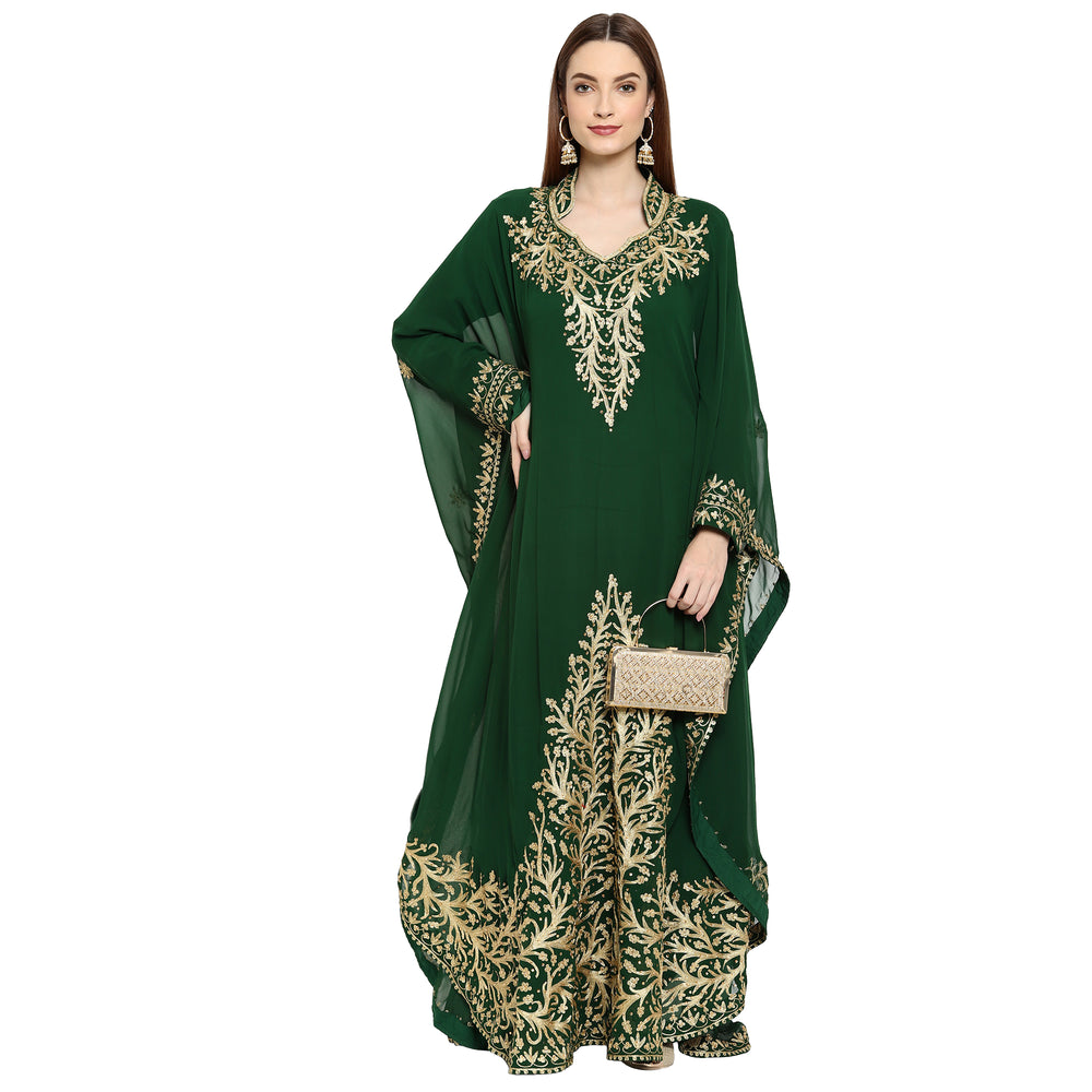 
                  
                    Traditional Jalabiya Embroidered Dress - Maxim Creation
                  
                