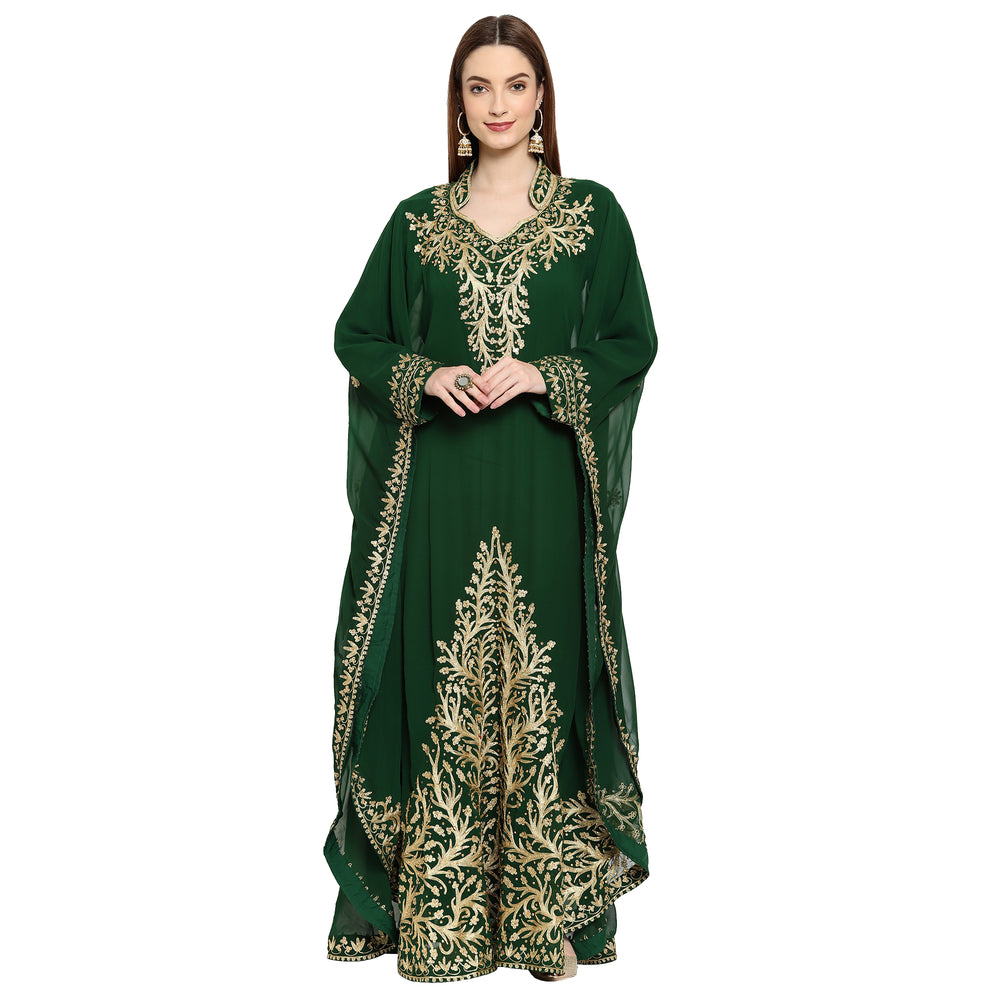 
                  
                    Traditional Jalabiya Embroidered Dress - Maxim Creation
                  
                