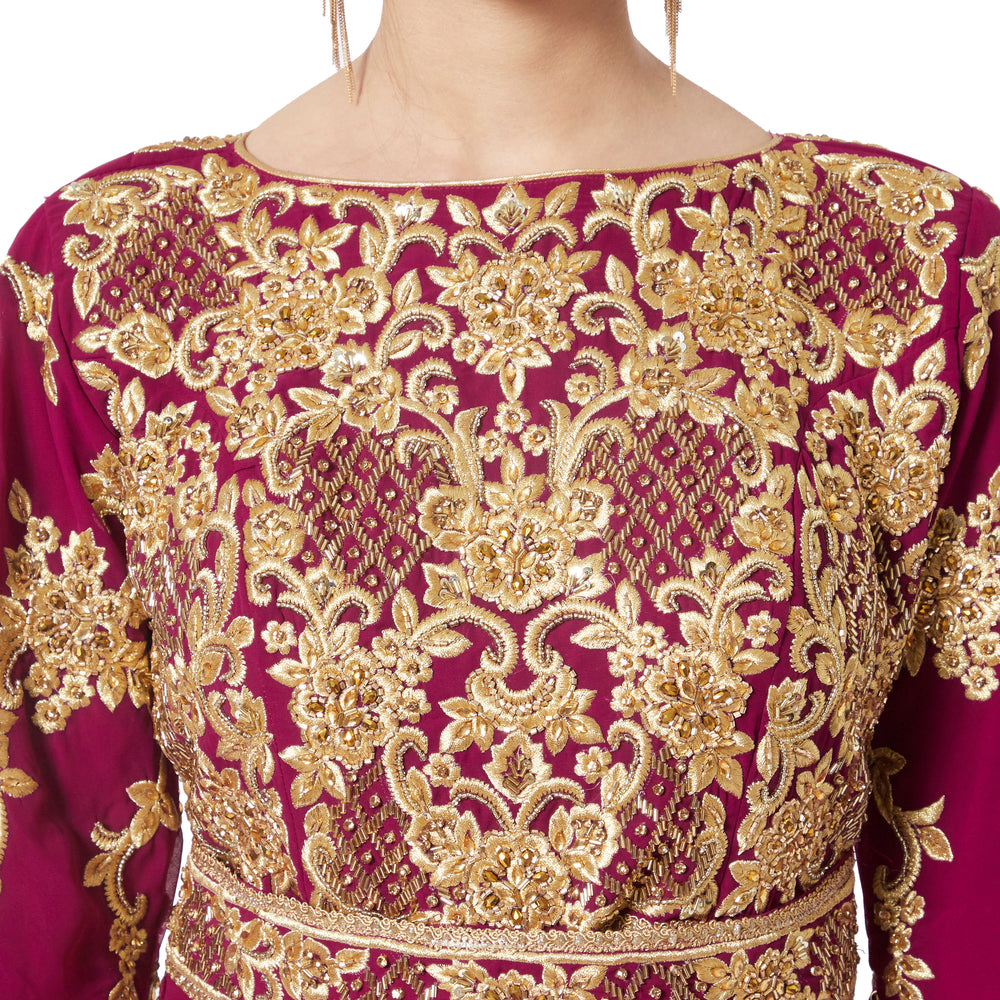 
                  
                    Modern Designer Kaftan Wedding Gown - Maxim Creation
                  
                