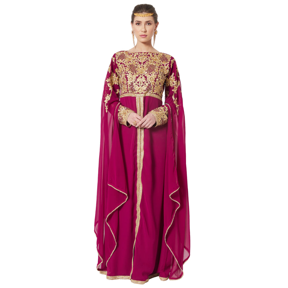 
                  
                    Modern Designer Kaftan Wedding Gown - Maxim Creation
                  
                