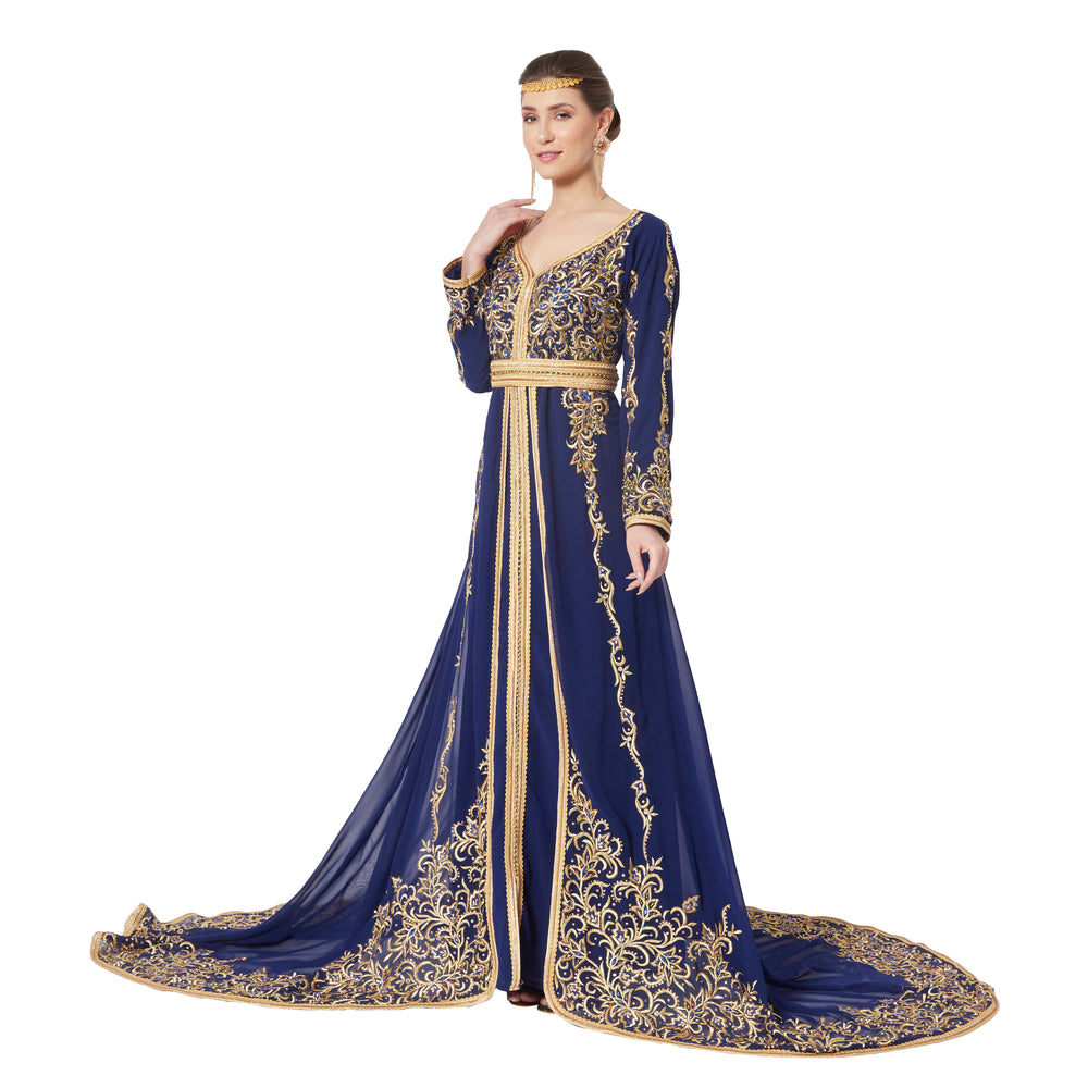 
                  
                    Custom Made Bridal Wedding Gown with Tail / Train - Maxim Creation
                  
                