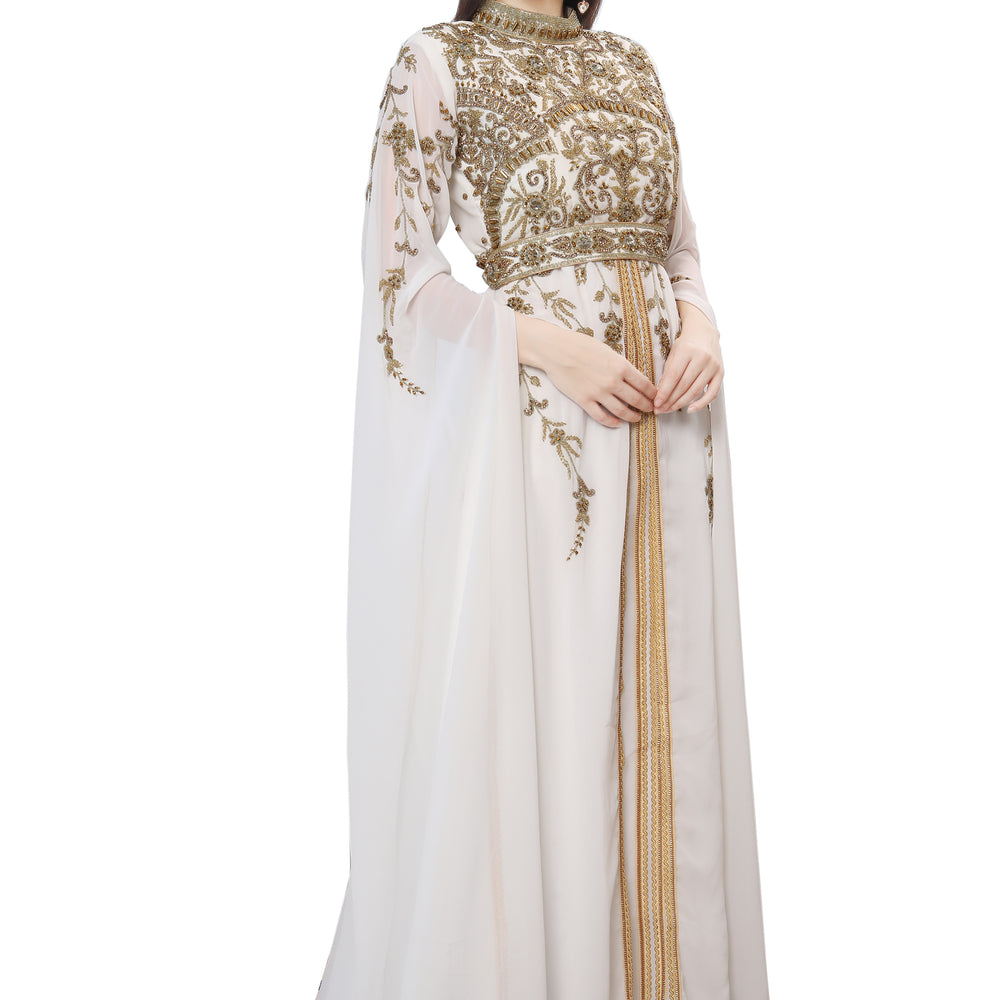 
                  
                    Designer Robe Marriage Embroidery Ball Gown Partywear - Maxim Creation
                  
                