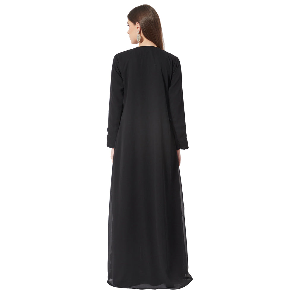 
                  
                    Moroccan Takchita Caftan Partywear Black Gown - Maxim Creation
                  
                