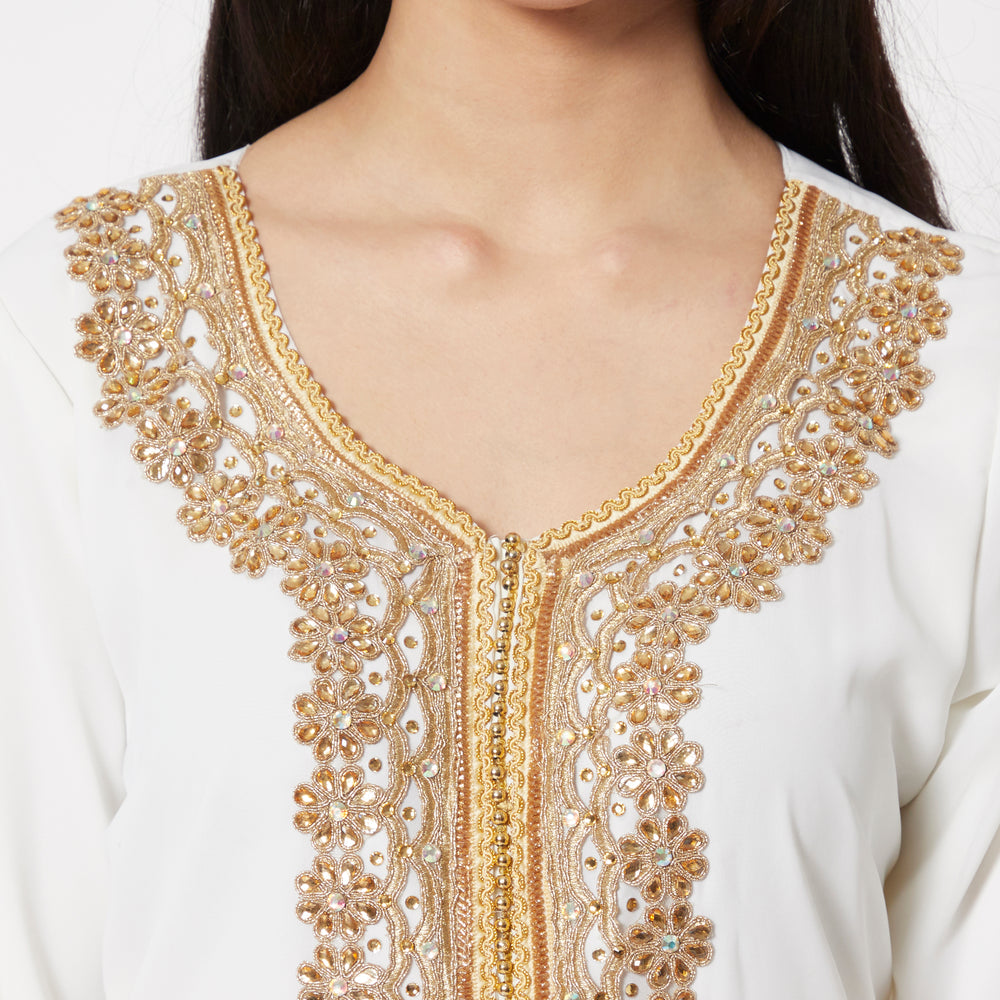 
                  
                    Designer Takchita Dubai Kaftan Gown Bridesmaid Dress - Maxim Creation
                  
                