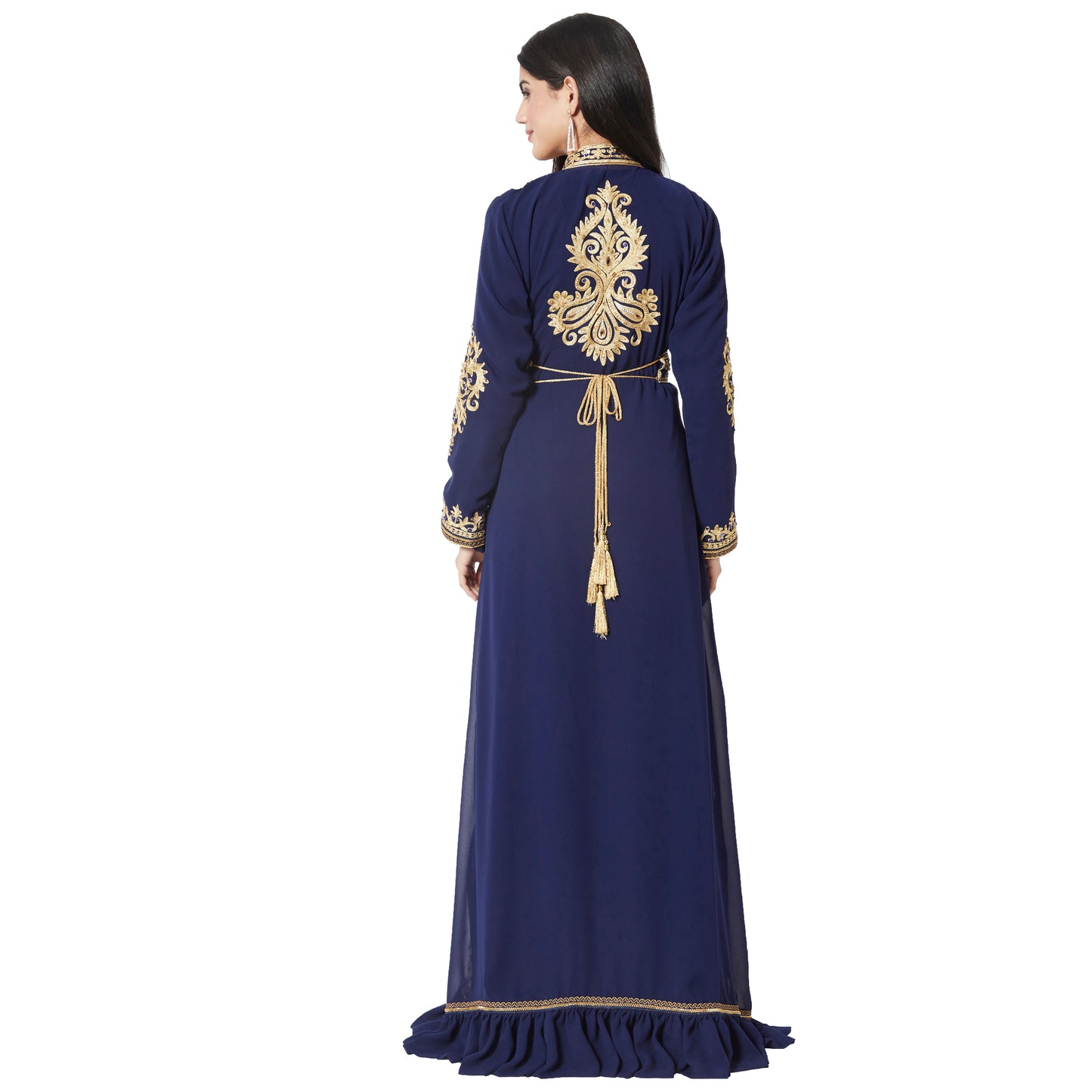 Dubai Kaftan Gown Jasmine Bridesmaid Dress - Maxim Creation