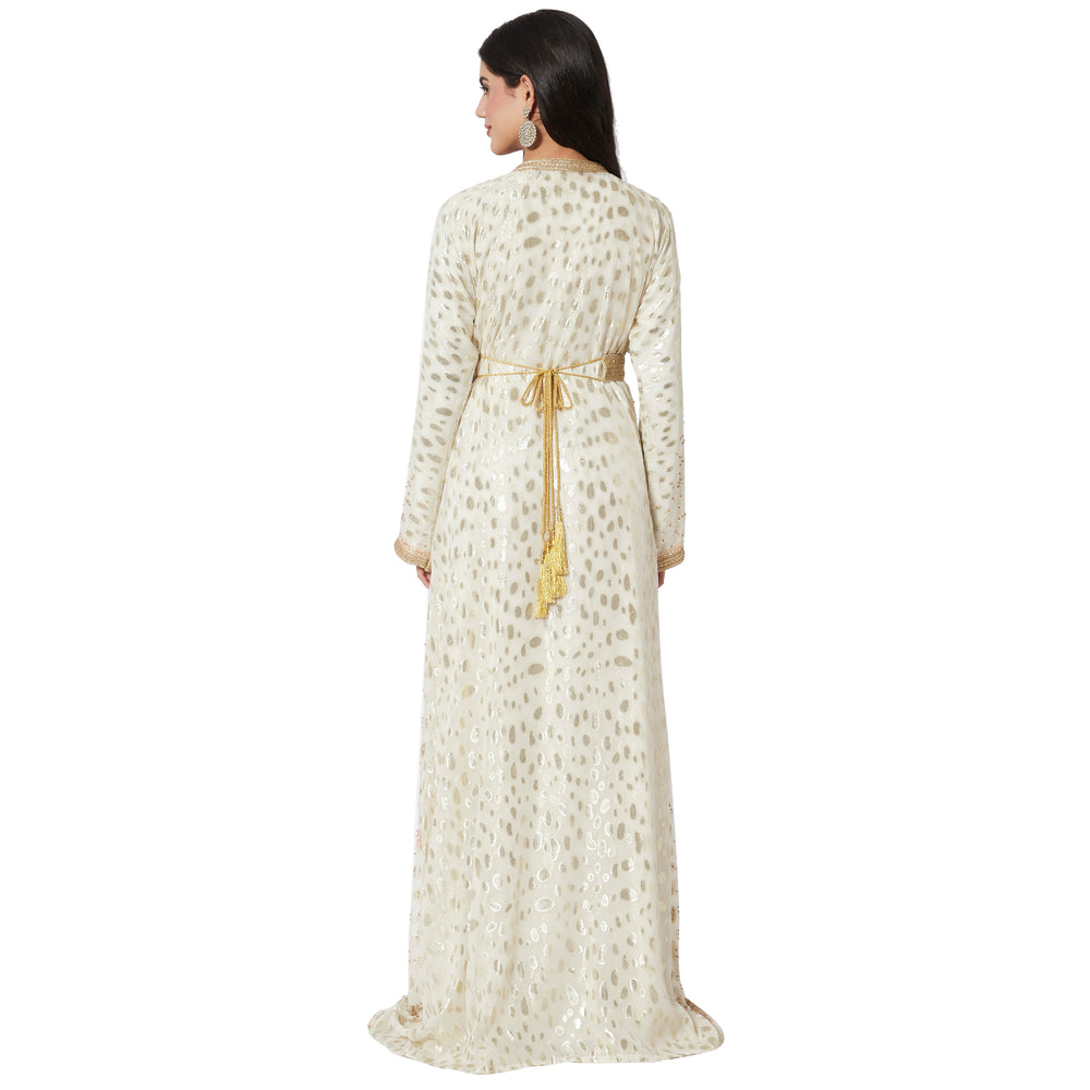 
                  
                    Henna Partywear Maxi Dress in Printed Embossed Fabric - Maxim Creation
                  
                