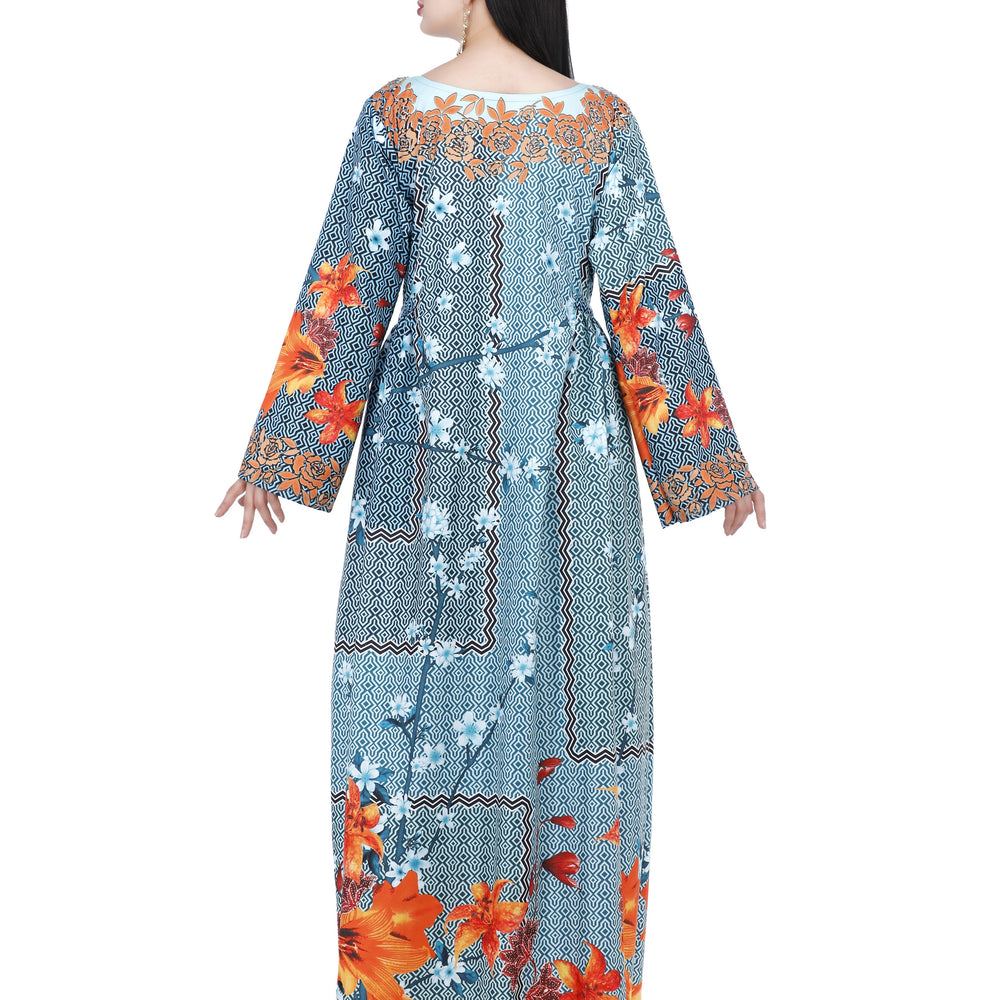 
                  
                    Digital Print Geometric Print Party Gown - Maxim Creation
                  
                