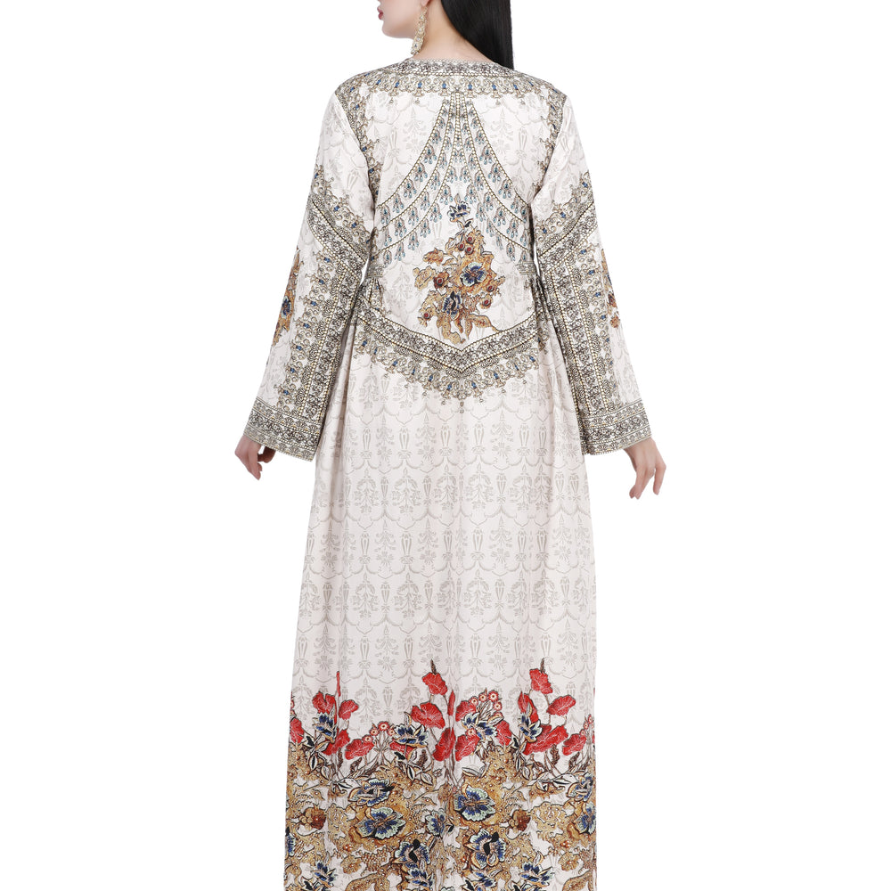 
                  
                    Digital 3D Print Maxi Long Party Dress With Crystal - Maxim Creation
                  
                