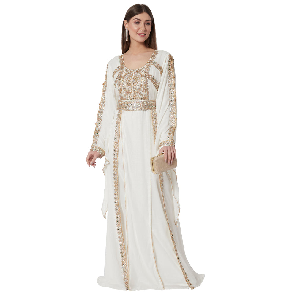 
                  
                    Arabian Gown Henna Tea Party Traditional Arabic Kaftan - Maxim Creation
                  
                