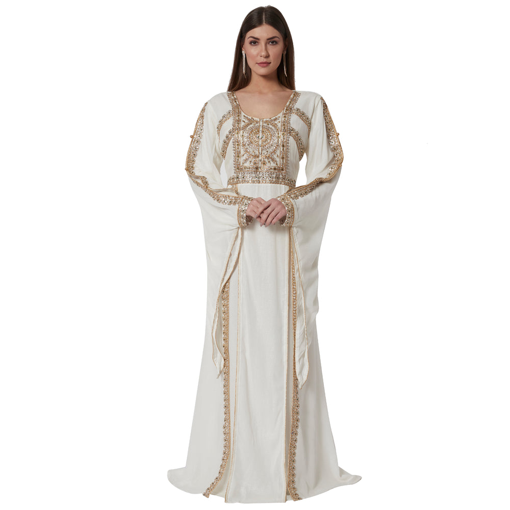 
                  
                    Arabian Gown Henna Tea Party Traditional Arabic Kaftan - Maxim Creation
                  
                
