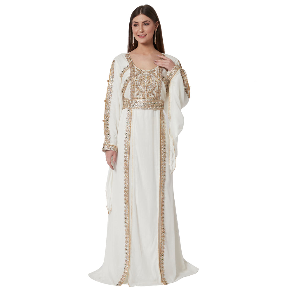 
                  
                    Arabian Gown Henna Tea Party Traditional Arabic Kaftan - Maxim Creation
                  
                