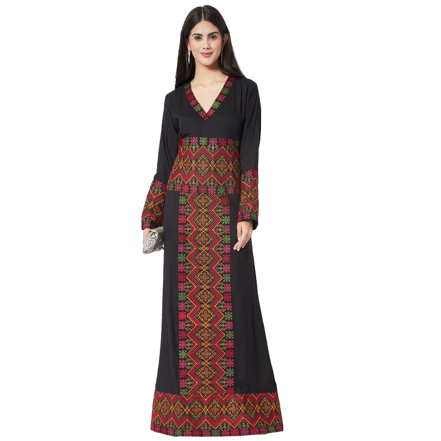 Designer Henna Dress Tea Party Maxi - Maxim Creation