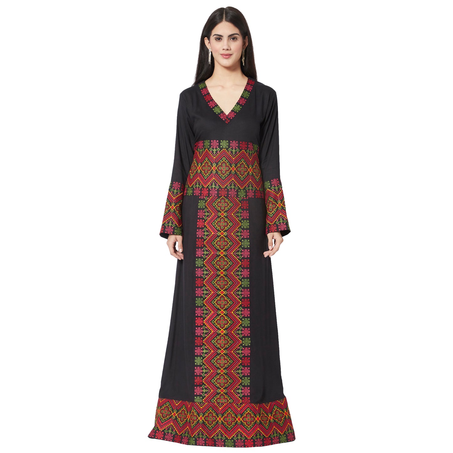 Designer Henna Dress Tea Party Maxi - Maxim Creation