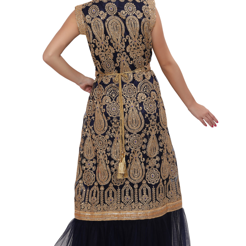 
                  
                    Hand Embroidery Abaya Kaftan Long Maxi Gown - Maxim Creation
                  
                