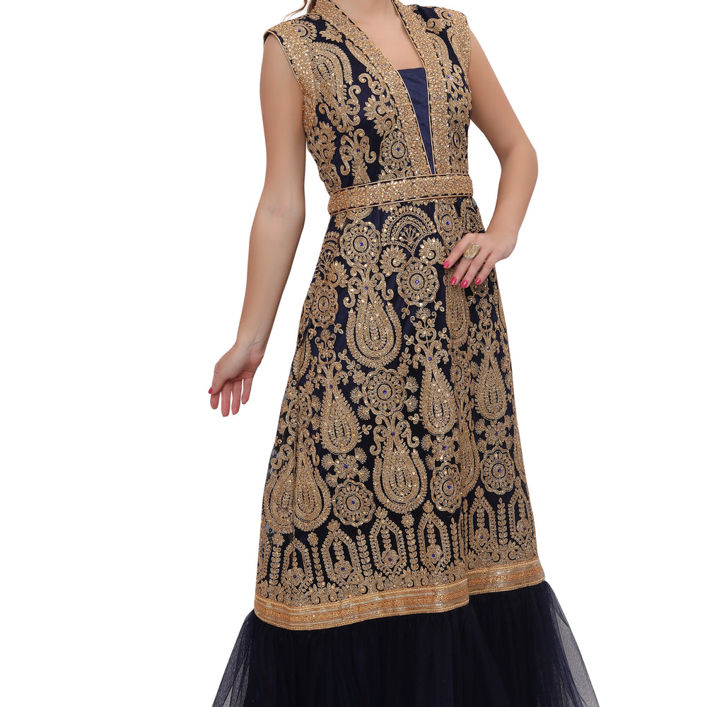 
                  
                    Hand Embroidery Abaya Kaftan Long Maxi Gown - Maxim Creation
                  
                