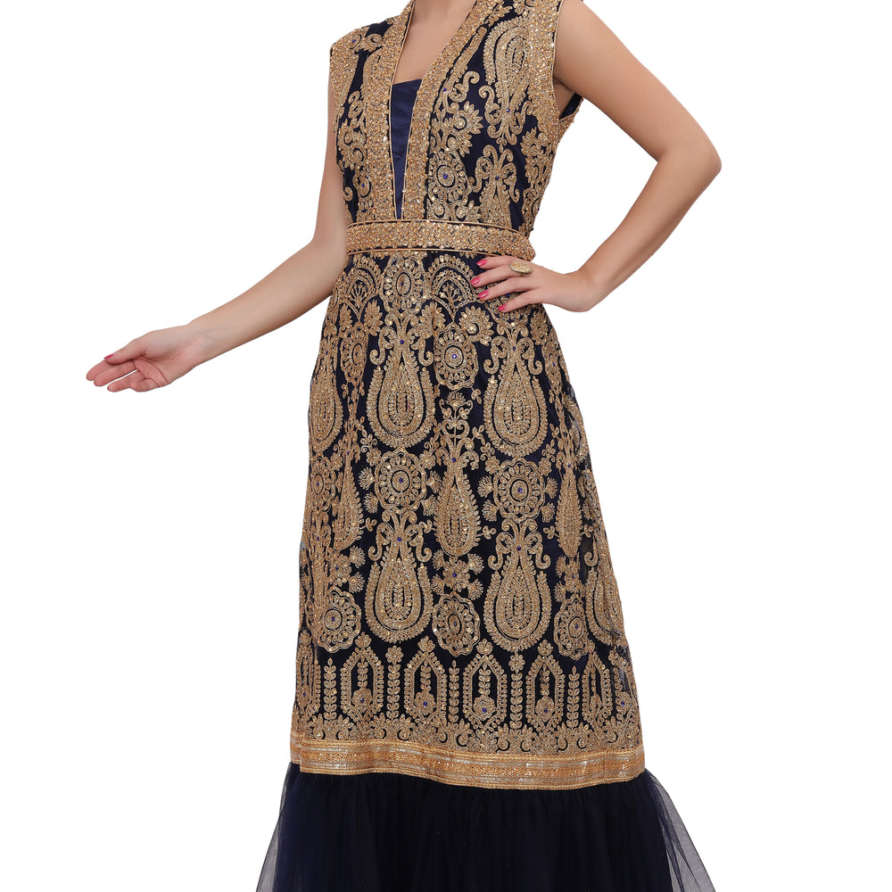 
                  
                    Hand Embroidery Abaya Kaftan Long Maxi Gown - Maxim Creation
                  
                