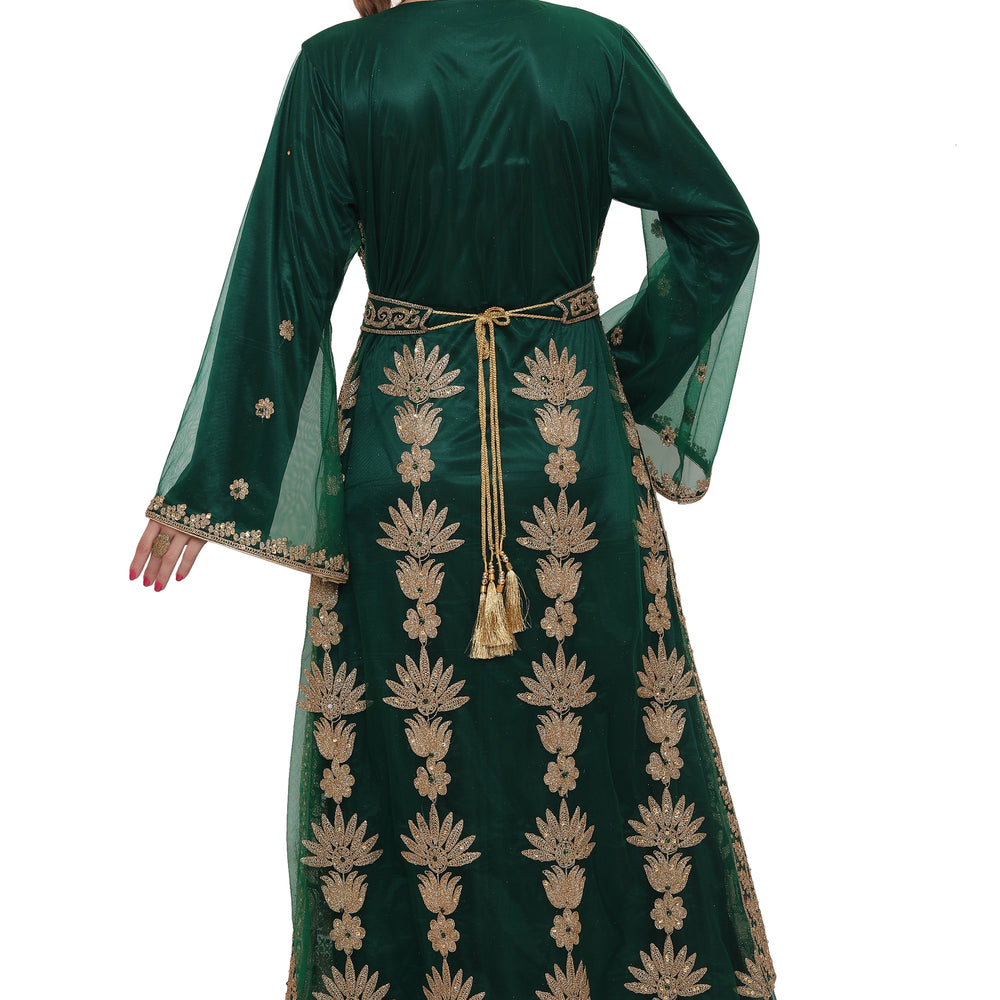 
                  
                    Tripoli Collection Caftan Henna Party Kaftan Thobe - Maxim Creation
                  
                