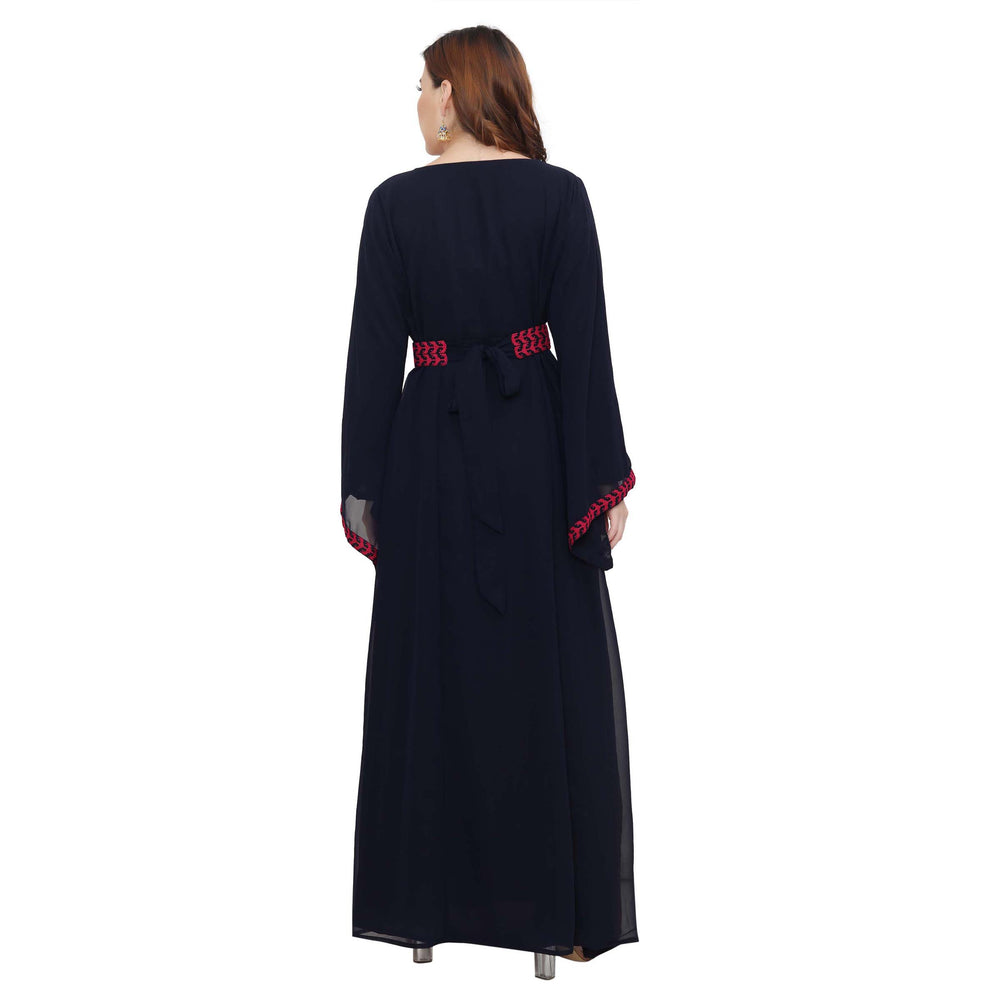
                  
                    Modest Kaftan Thread Embroidered Maxi Dress - Maxim Creation
                  
                