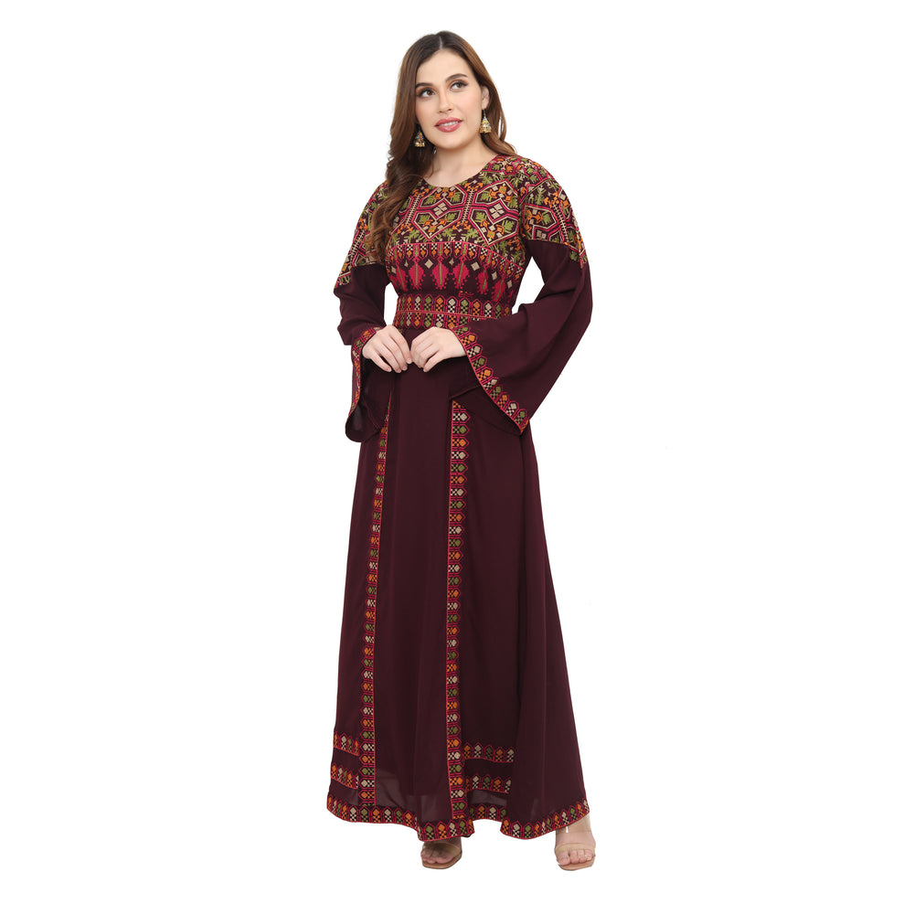 
                  
                    Palestine Caftan Khaleeji Thobe Wedding Dress - Maxim Creation
                  
                