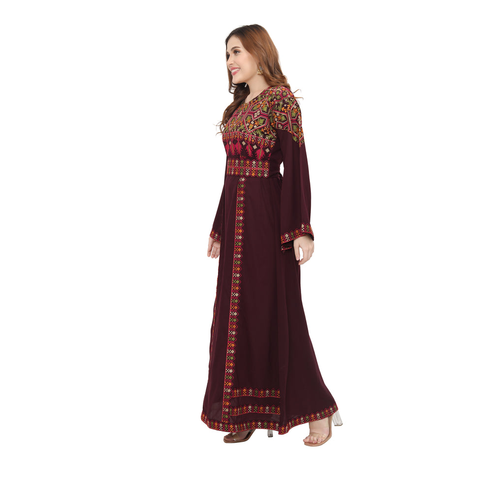 
                  
                    Palestine Caftan Khaleeji Thobe Wedding Dress - Maxim Creation
                  
                