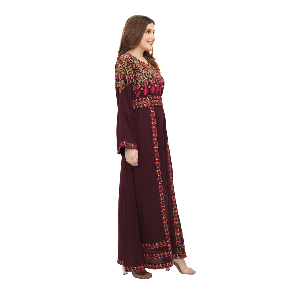 
                  
                    Palestine Caftan Khaleeji Thobe Wedding Dress - Maxim Creation
                  
                