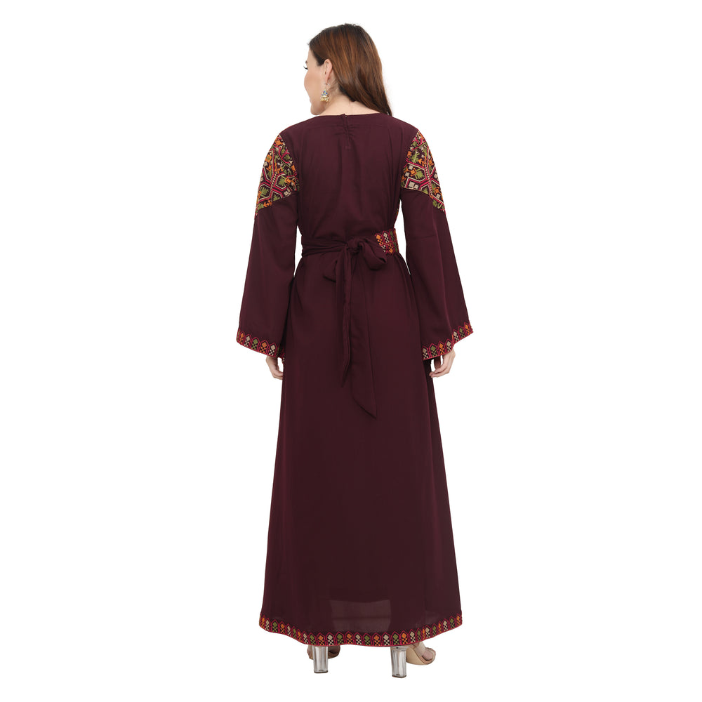
                  
                    Palestine Caftan Khaleeji Thobe Wedding Dress - Maxim Creation
                  
                