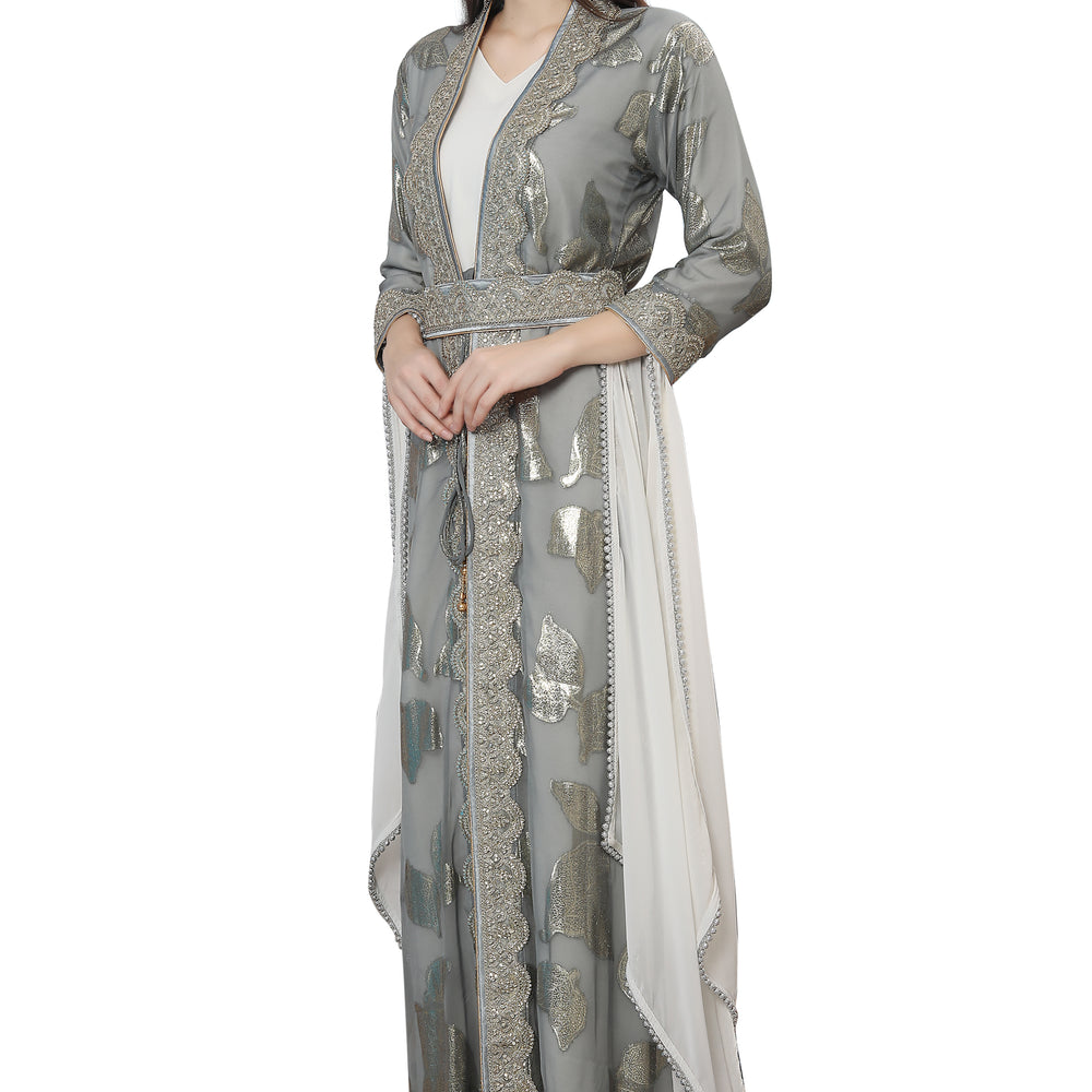 
                  
                    Princess Jasmine Arabian Wedding Gown Designer Jellebiya - Maxim Creation
                  
                