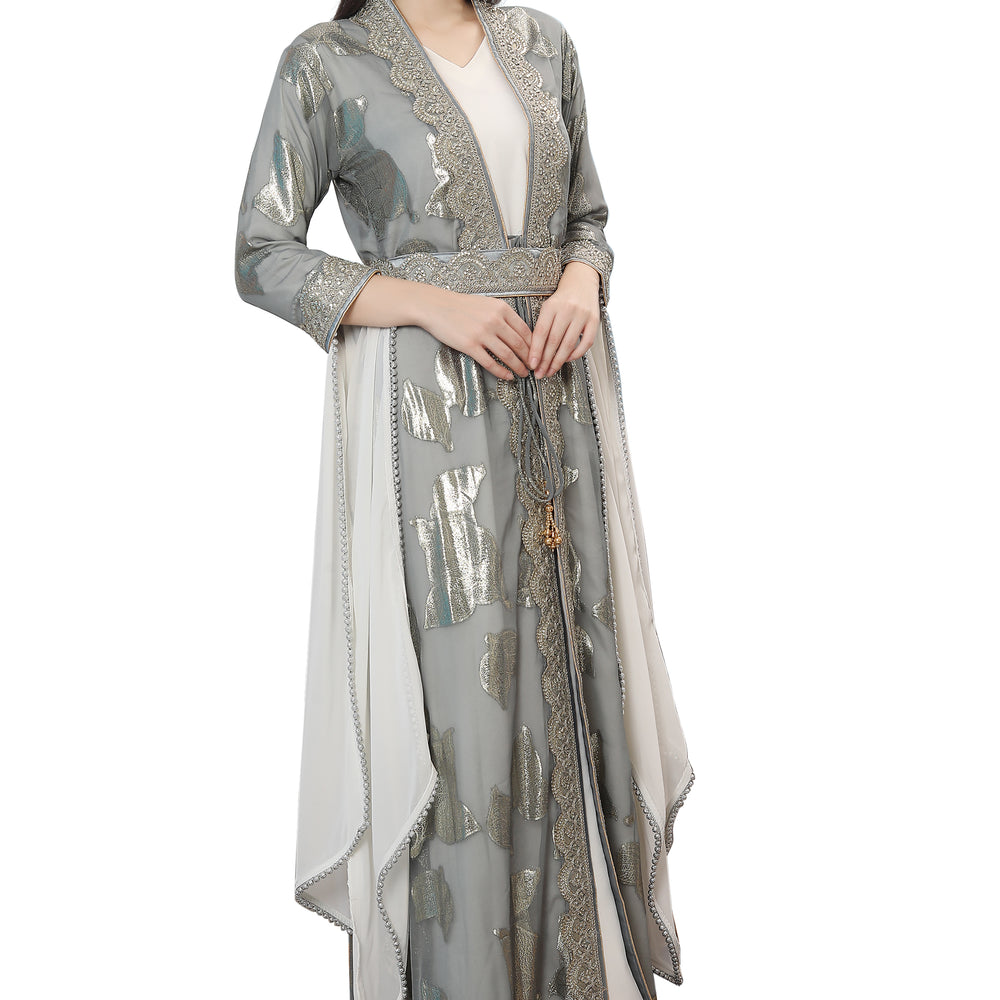 
                  
                    Princess Jasmine Arabian Wedding Gown Designer Jellebiya - Maxim Creation
                  
                