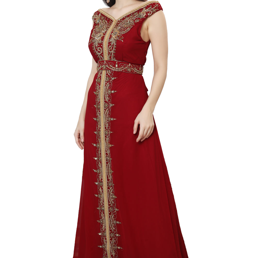 
                  
                    Crystal Hand Work & Beads Ball Gown
                  
                