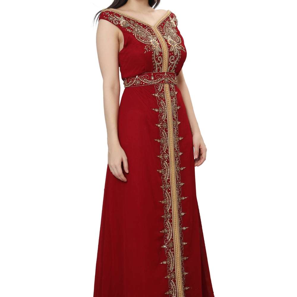 
                  
                    Crystal Hand Work & Beads Ball Gown
                  
                