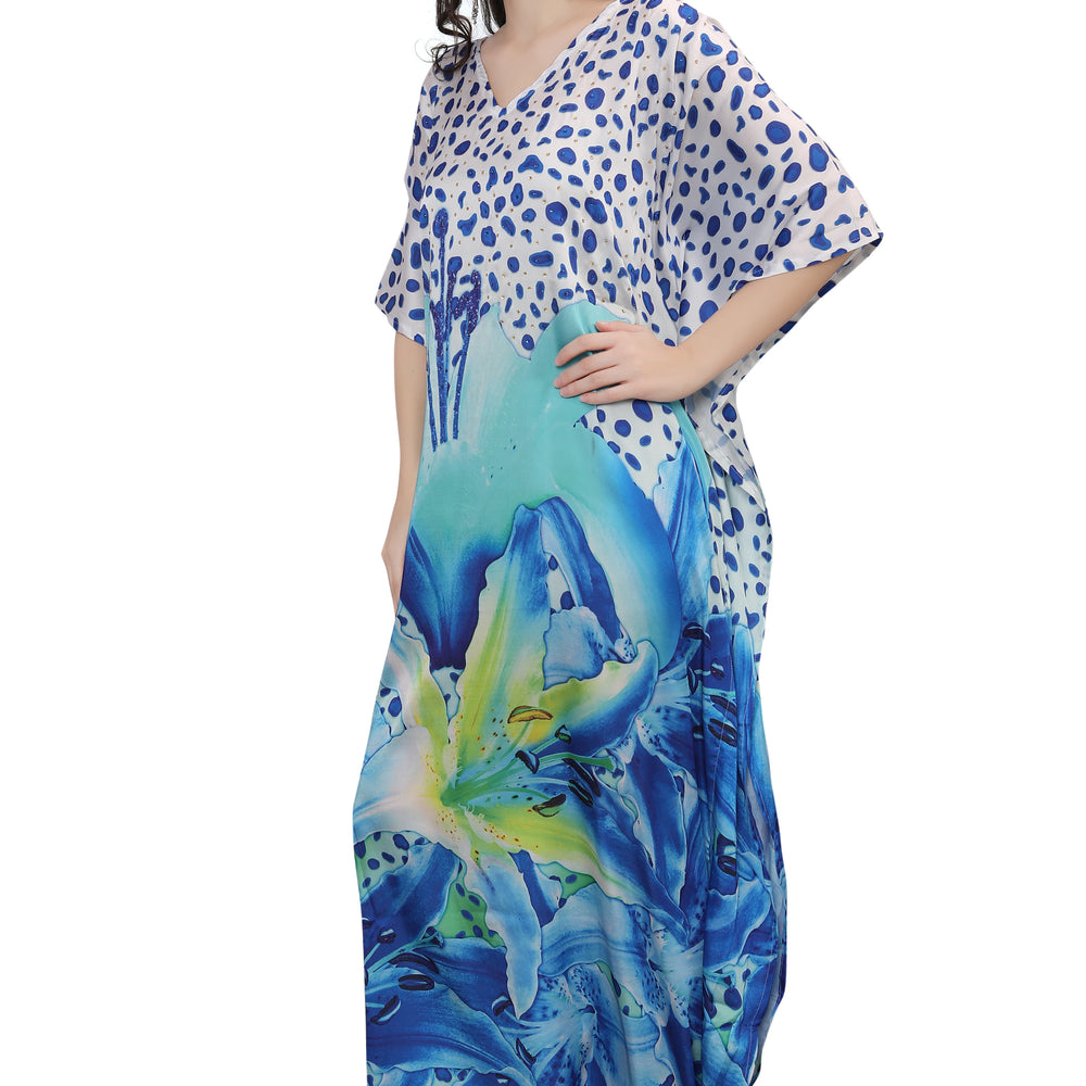 
                  
                    Arabian Dress With Digital kaftan Party Gown - Maxim Creation
                  
                