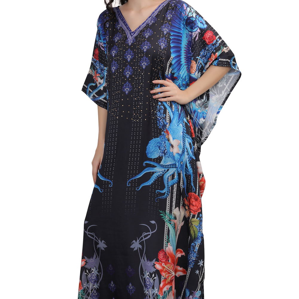 
                  
                    Digital Print Jalabiya Long Maxi Gown - Maxim Creation
                  
                