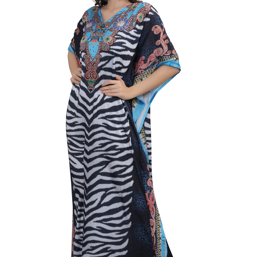 
                  
                    Dubai Kaftan Digital Printed Long Maxi Dress - Maxim Creation
                  
                