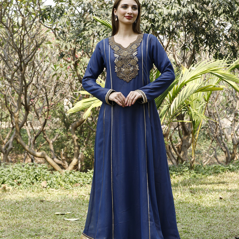 
                  
                    Arabian Wedding Gown Thobe Caftan Dress
                  
                