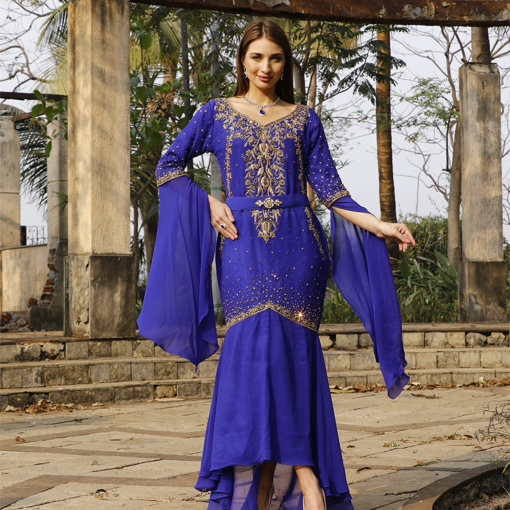 
                  
                    Designer Algerian Caftan Mermaid Wedding Gown
                  
                