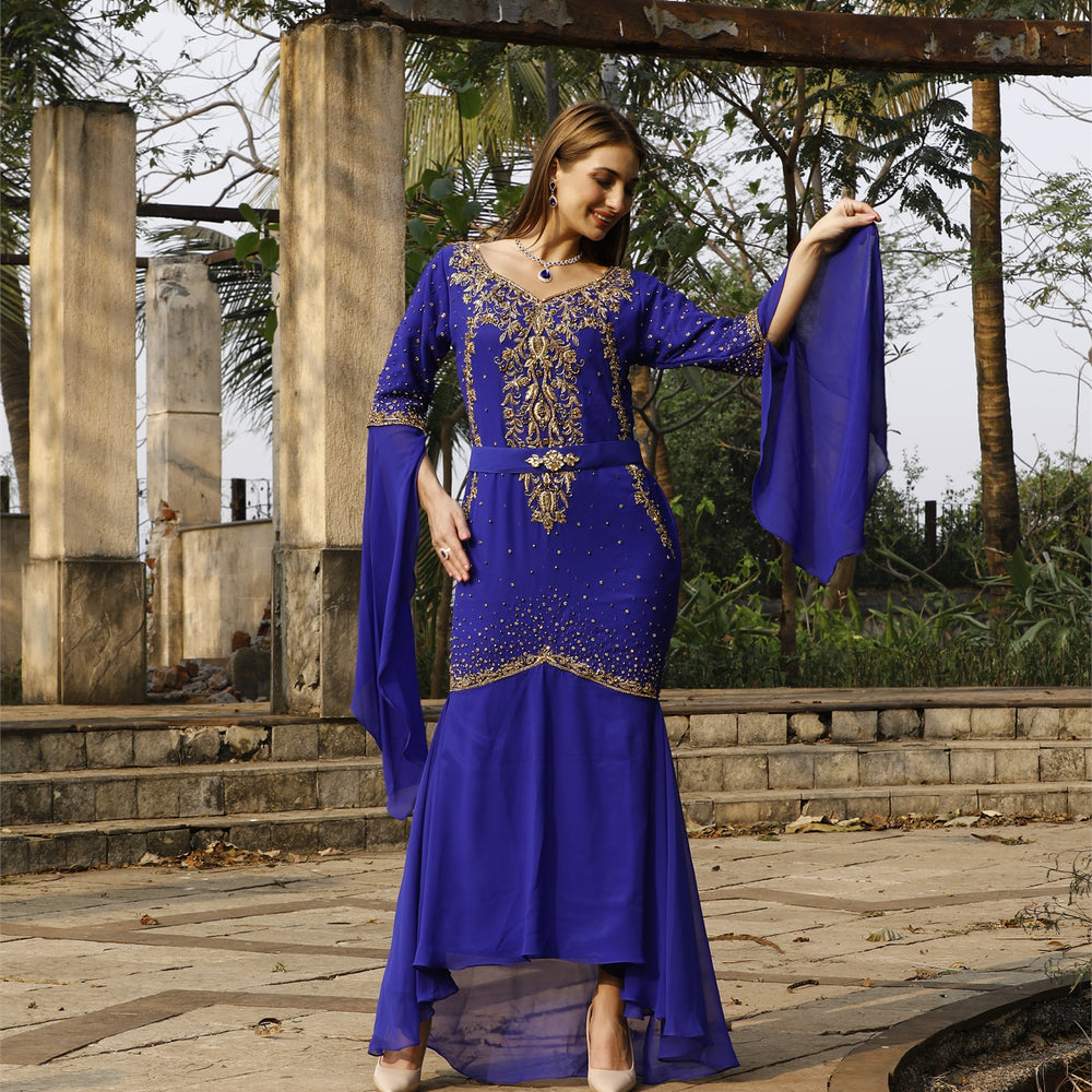 
                  
                    Designer Algerian Caftan Mermaid Wedding Gown
                  
                