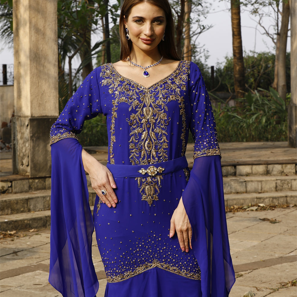 
                  
                    Designer Algerian Caftan Mermaid Wedding Gown
                  
                