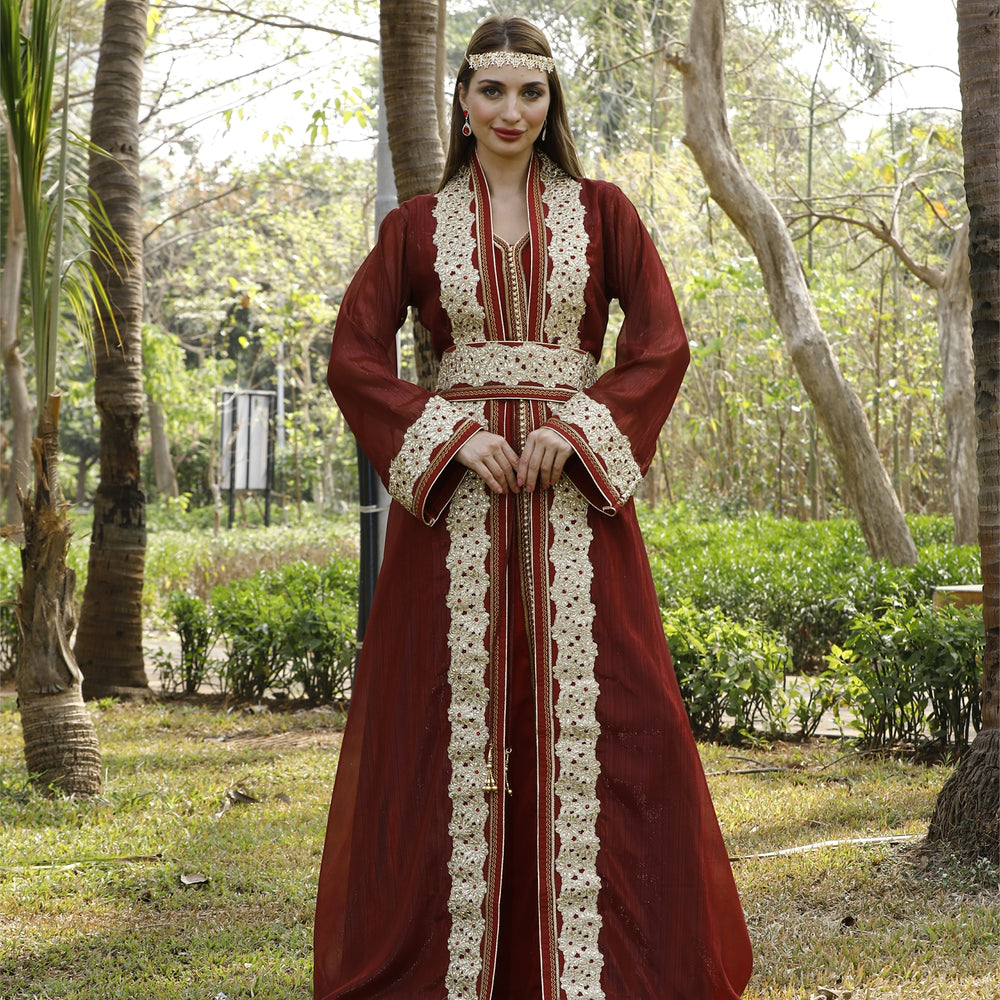
                  
                    Maxim Creation Women Dubai Kaftan Farasha Long Maxi Dress
                  
                