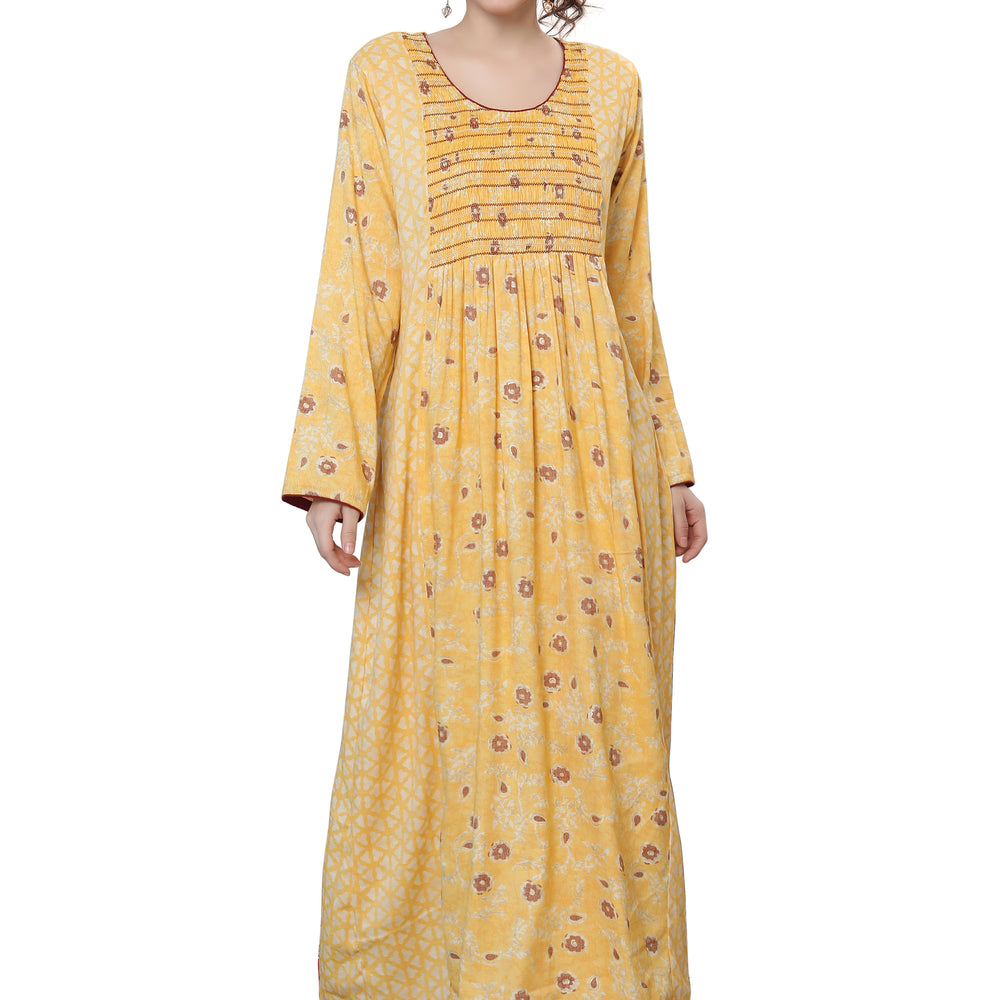 
                  
                    Designer Abaya Kaftan Maxi Gown for Women
                  
                
