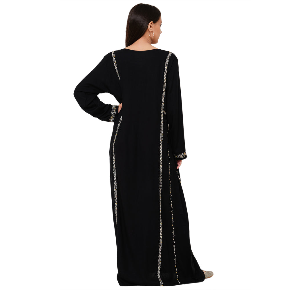 
                  
                    Embroidered Rayon Maxi Dress - Maxim Creation
                  
                