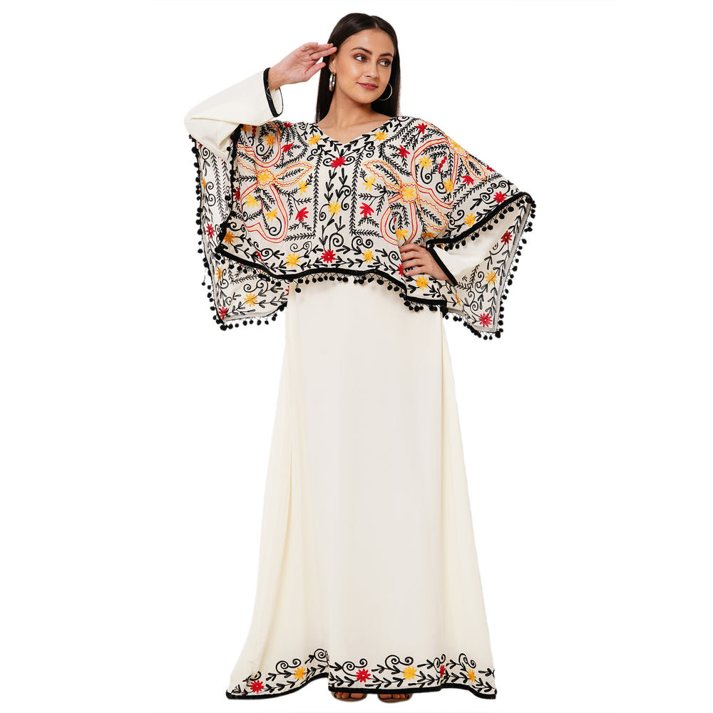 
                  
                    Tea Party Floral Embroidered Maxi - Maxim Creation
                  
                