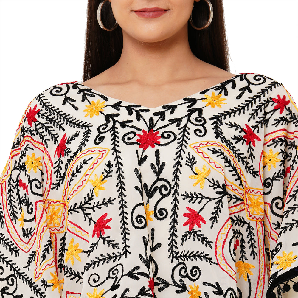 
                  
                    Tea Party Floral Embroidered Maxi - Maxim Creation
                  
                