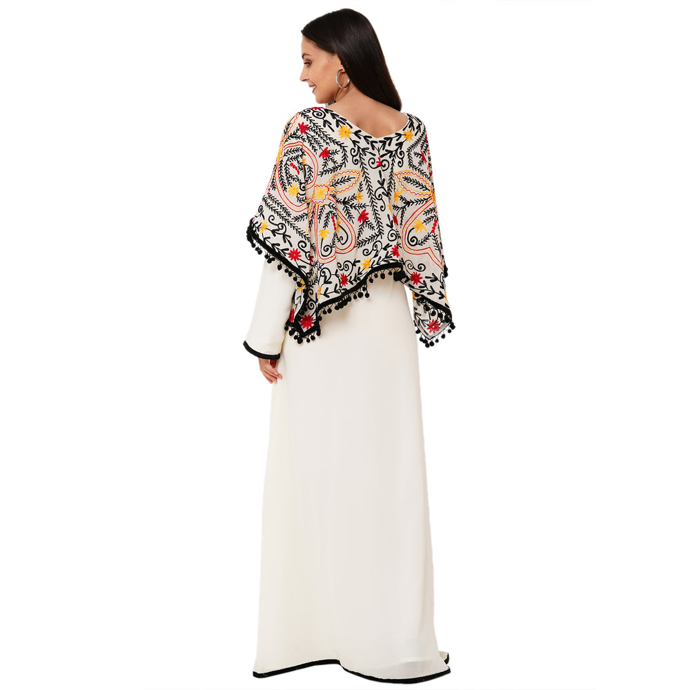 
                  
                    Tea Party Floral Embroidered Maxi - Maxim Creation
                  
                