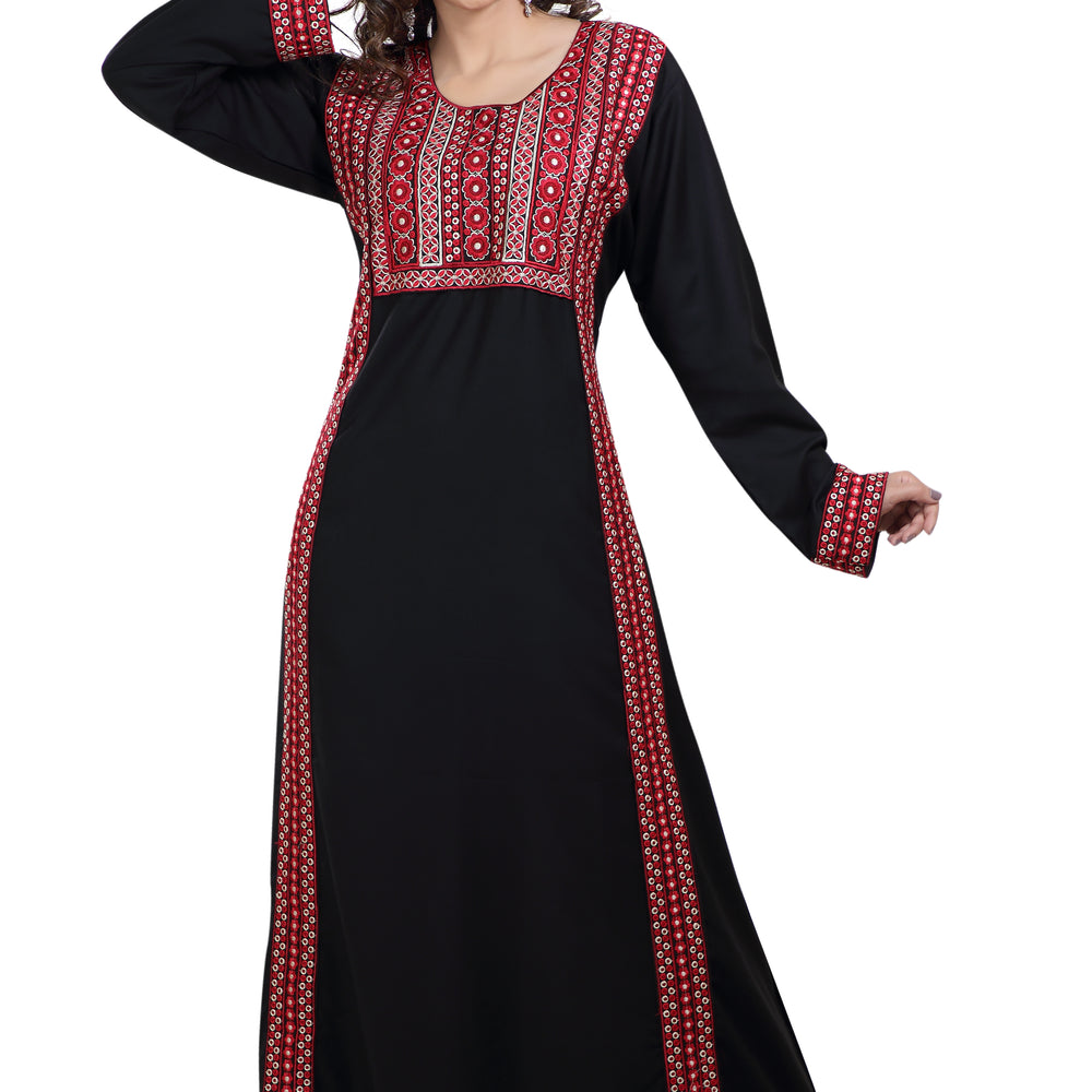 
                  
                    Designer Kaftan With Thread Work Gown - Maxim Creation
                  
                