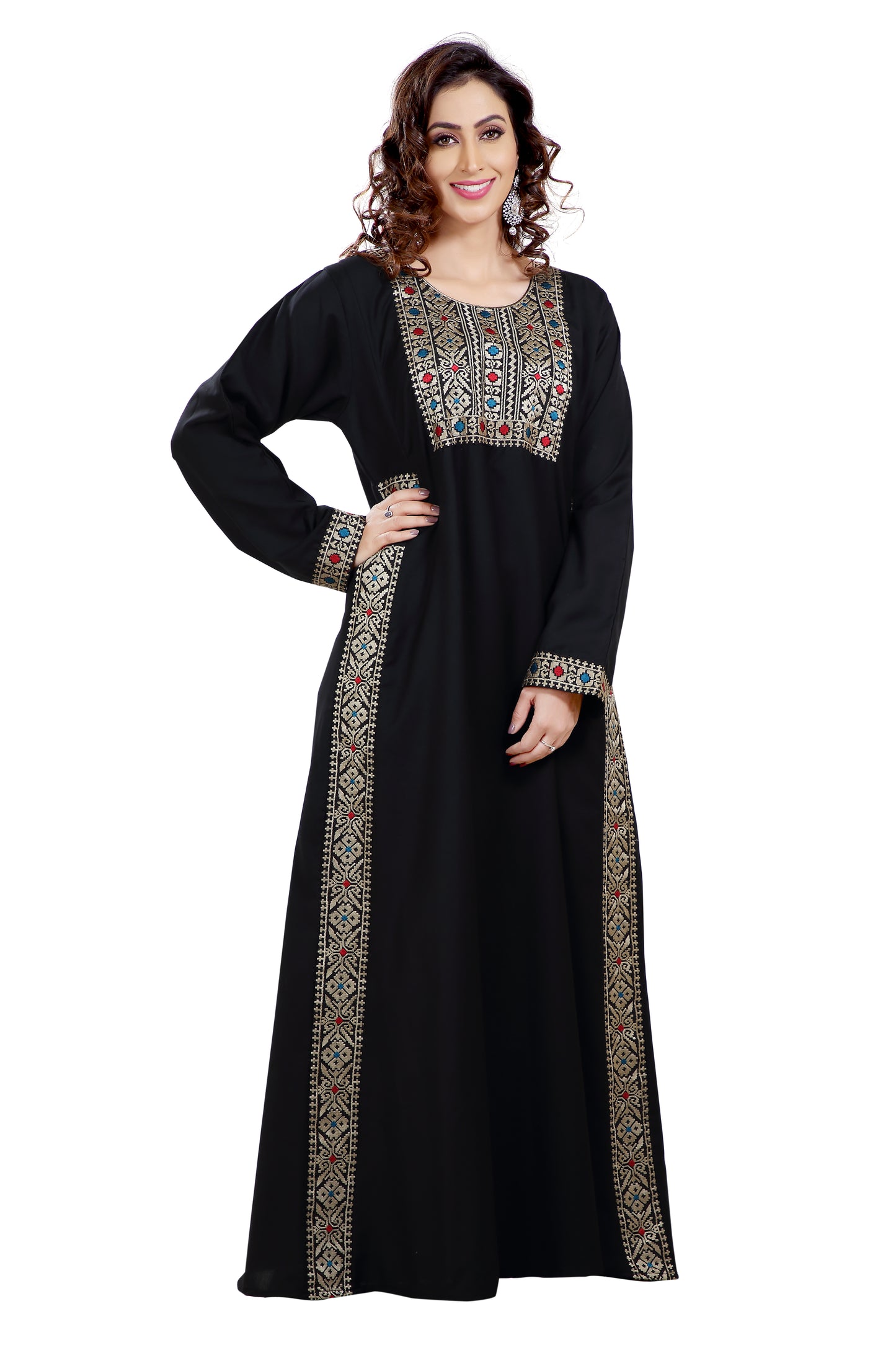 Dubai Farasha Daily Wear Maxi Dress - Maxim Creation