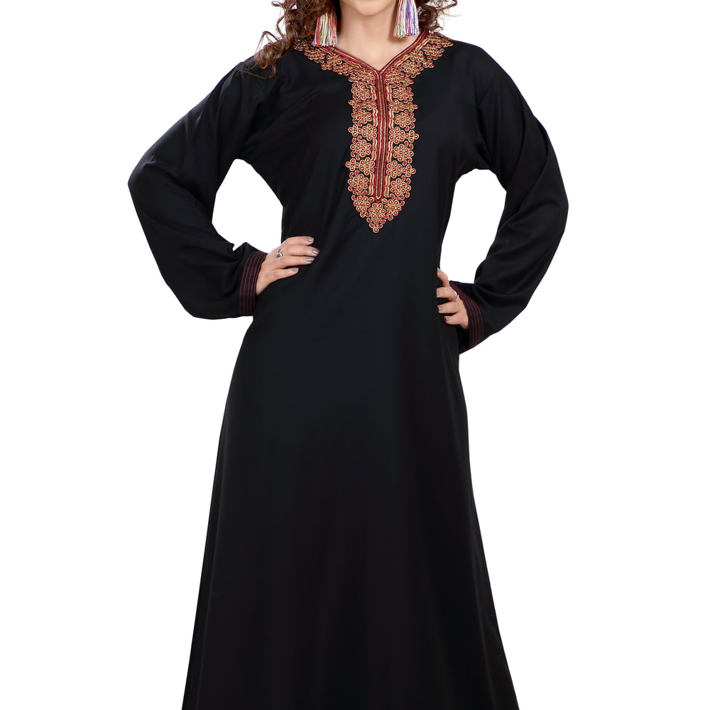 Evening Party Black Maxi - Maxim Creation