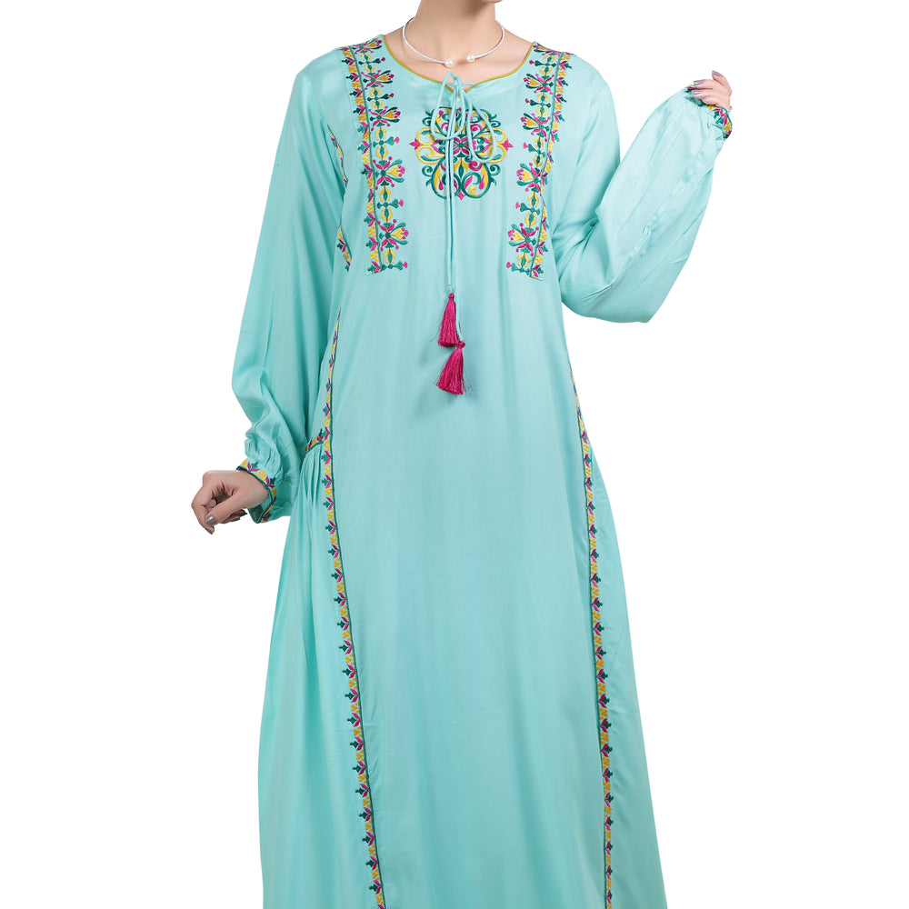 
                  
                    Designer Kaftan With Thread Work - Maxim Creation
                  
                