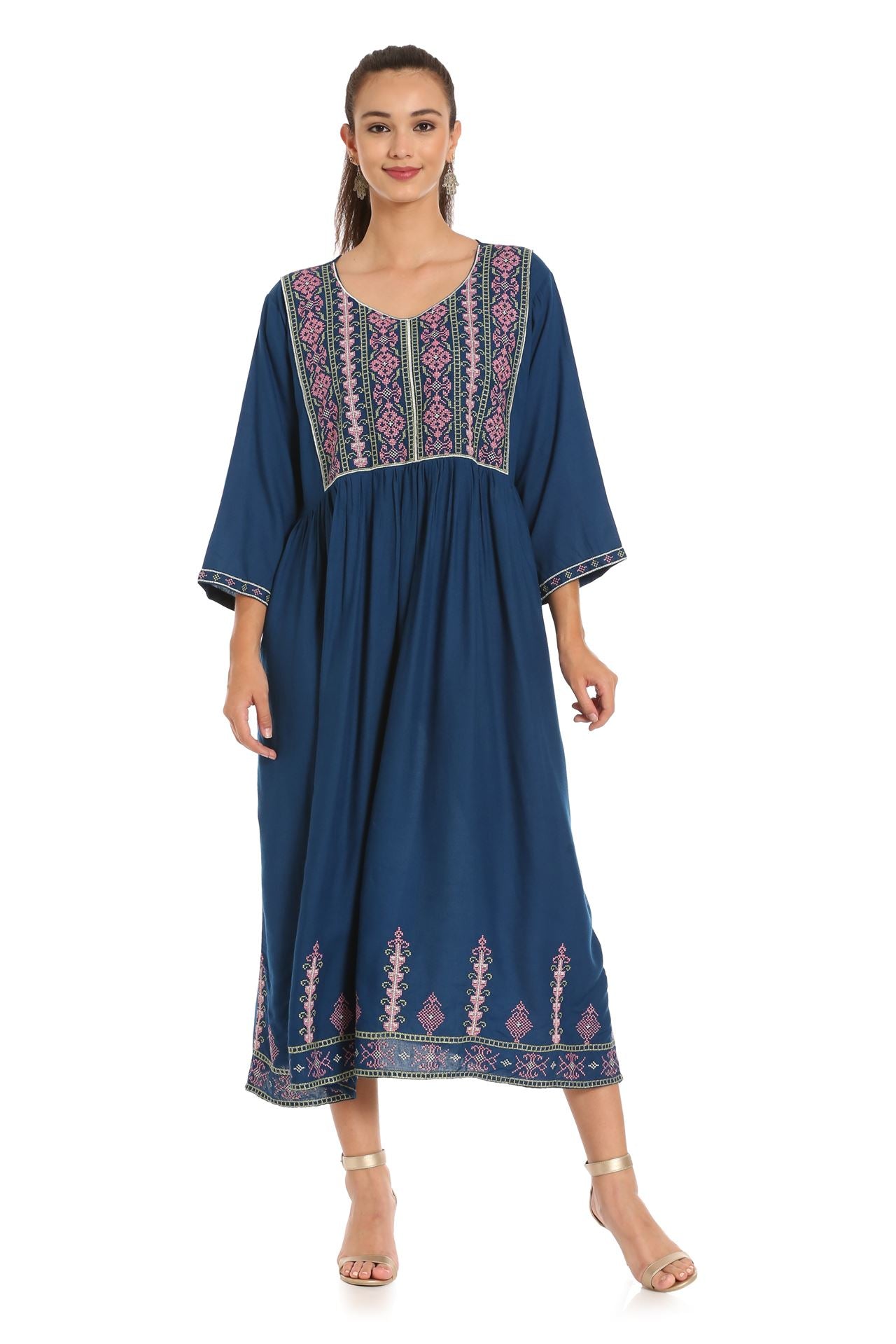 Designer Caftan Traditional Maxi Dress - Maxim Creation