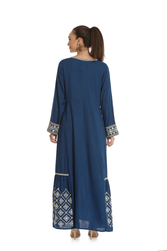 Designer Kaftan Long Maxi Dress - Maxim Creation