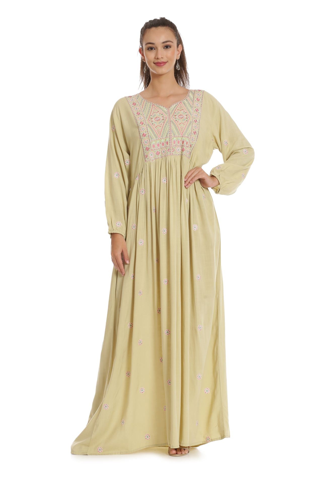 Arabian Boho Evening Party Gown - Maxim Creation